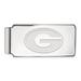 925 Sterling Silver Rh-plated LogoArt University of Georgia Money Clip; for Adults and Teens; for Women and Men