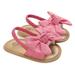 Multitrust Kids Toddler Baby Girls Big Bowknot Sandals Summer Beach Shoes Infant Baby Shoes