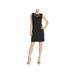 Le Gali Womens Lyndsie Sleeveless Embroidered Wear to Work Dress