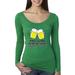 This is My Drinking T-Shirt I wear It Everyday Beer Mug Funny Womens Drinking Scoop Long Sleeve Top, Envy, Medium