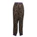 Cuddl Duds Women's Pajama Pants Plus Sz 2X Print Pull On Jogger Purple A381783