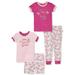 Duck Duck Goose Baby Girls' Floral Beauty 4-Piece Mix-And-Match Set Outfit (Infant)