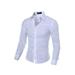 One Opening Mens Luxury Casual Stylish Slim Fit Long Sleeve Casual Dress Shirts