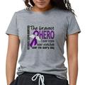 CafePress - Bravest Hero I Knew Pancreatic Cancer T Shirt - Womens Tri-blend T-Shirt