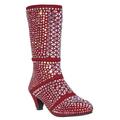 Event98K by Aquapillar, Kids Rhinestone Crystal Glitter Bootie - Girls Shimmering Dress Shoes