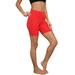 Sexy Dance Cycling Shorts For Lady Dancing Gym Pants Women Running Active Casual Biker Walking Yoga Shorts High Waist Tummy Control Workout Short Pants Side Pockets