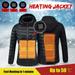 Heating Hooded Work Jacket Riding Skiing Snow Coats Women Winter Warm Jacket (3 Gear Intelligent Temperature Adjustment)