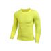 Men Long Sleeve Compression Shirt Baselayer Body Under Athletic Running Training Gym Tight Sports Tops