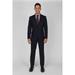 Kenneth Cole KC Technicole Navy Shadow Check Suit with 32" inseam