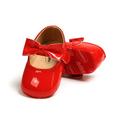 Infant Baby Girls Shoes Mary Jane Flats Bownot Soft Leather No-Slip Toddler First Walker Princess Dress Shoes Baby Moccasins Girls Shoes