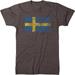 Distressed Sweden Flag Men's Modern Fit T-Shirt