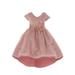 Crayon Kids Girls Rose Tulle High-Low Sparkle Flower Christmas Dress