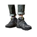 Avamo Mens Leather Steel Toe Cap Safety Work Boots Trainers Lace Up Shoes-Slip Resistant Industrial Construction Shoes