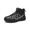 Avamo Mens Leather Steel Toe Cap Safety Work Boots Trainers Lace Up Shoes-Slip Resistant Industrial Construction Shoes