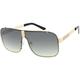 MLC Eyewear Retro Fashion Rectangular Aviator Sunglasses G33