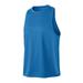 Men Loose Sports Vest Fitness Running Basketball Training Sleeveless Cemented Breathable Speed Dry Top Sports T-shirt Blue M
