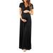 Karuedoo Pregnant Women Sleeveless Casual Pregnant Nursing Pregnancy Dress