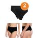 Perfect Slimmers by MAGIC Bodyfashion Women's 2 Pack High Waisted Shaping Thong