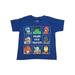 Marvel Comics Toddler Boys Blue Short Sleeve Friends Stick Together Tee Shirt