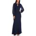 R & M Richards Women's Long Sleeve Dress