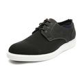 Bruno Marc Mens Casual Dress Shoes Business Oxfords Shoes Lace-up PU Sneakers JAYDEN BLACK Size 10