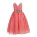 Ekidsbridal Sequins Chiffon Flower Girl Dress Junior Bridesmaid Dress Pageant Dresses Evening Gown Princess Dresses Birthday Girl Dress Ballroom Gown Toddler Girl Dresses Special Occasion Dresses 187