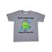 Inktastic This Lil' Monster Says, Happy Birthday, Dad Teen Short Sleeve T-Shirt Unisex Athletic Heather L