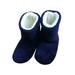 LUXUR Unisex Bootie Slippers - Fuzzy Comfy Plush Memory Foam Booties Anti-Slip House Slipper Shoe