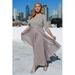 R&M Richards Long Mother of Bride Plus Size Jacket Dress