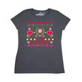 Inktastic Be My Valentine Ugly Sweater Style with Flowers and Hearts Adult Women's T-Shirt Female