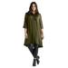 ellos Women's Plus Size Studded Tunic Dress