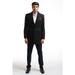 Elie Balleh Black Black Solid And Harringbone Men Coats