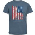 Flag Bridge San Francisco California Oversize Mens T Shirt Indigo Blue MD