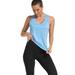 Women's Outdoor Fitness Training Quick-Drying Solid Color Yoga Vest