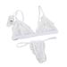 Kernelly Women Sheer Mesh Triangle Bra