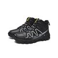 UKAP MENS LEATHER SAFETY BOOTS ANKLE LACE UP STEEL TOE CAP WORK BOOTS HIKER SHOES