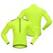 Wosawe Men's Cycling Jersey Spring Autumn Half-zip MTB Bike Riding Long Sleeve Shirt Clothing