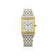 Jaeger-LeCoultre Reverso Steel 18K Gold Silver Dial Quartz Mens Watch 250.5.08 Pre-Owned