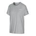 Champion Womens Boyfriend Tee, L, Oxford Grey