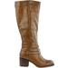 Corkys Womens Supreme Wide Calf Zippered Null Boots Knee High Mid Heel 2-3"
