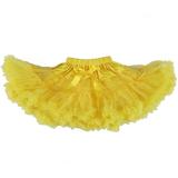 Wenchoice Girl'S Fluffy Yellow Chiffon Petti SkirtÂ L(5T-6T)