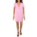 French Connection Womens Whisper Ruth V-Neck Sheath Wrap Dress