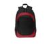 Port Authority Adult Unisex poly canvas Backpack Rich Red/Black One Size Fits All