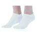 3 pair women's white buster brown low cut cotton socks - fits shoe sizes 11-12