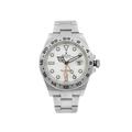 Rolex Explorer II GMT Stainless Steel White Dial Automatic Mens Watch 216570 Pre-Owned