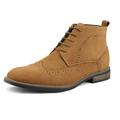 Bruno Marc Mens Oxford Shoes Suede Leather Casual Ankle Chukka Boots URBAN-02 TAN Size 12