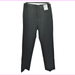 Calvin Klein Men's Straight Fit Dress Pants Pleated Check Charcoal 30X30