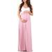 Sexy Dance Womens Casual Maternity Maxi Dress U Neck Baby Shower Pregnancy Dresses Comfort Stretch Dresses