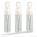 Grand Parfums Empty 10ml Glass Fine Mist Atomizer Bottles Refillable Perfume Cologne Decant Spray Bottles (Set of 24)