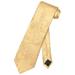 Vesuvio Napoli NeckTie GOLD Color Paisley Design Men's Neck Tie